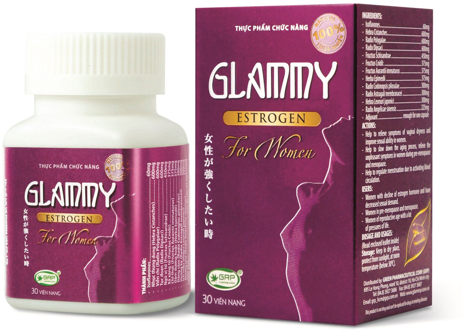 Glammy Estrogenz hộp 30 viên