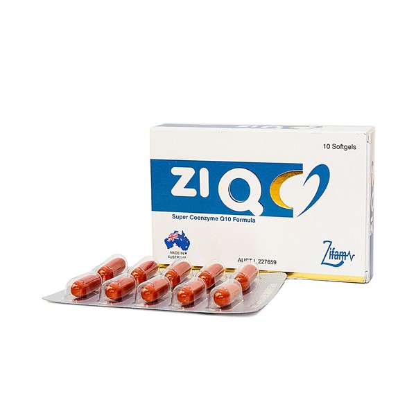 ZiQ – Coenzym Q10 (10 viên/hộp)