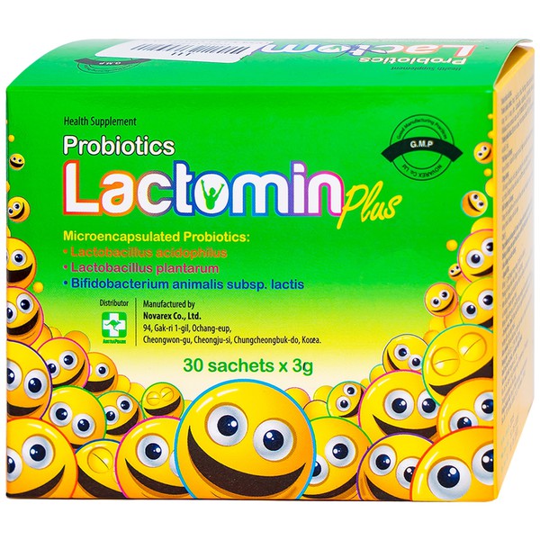 Men vi sinh Lactomin Plus (30 gói/hộp)