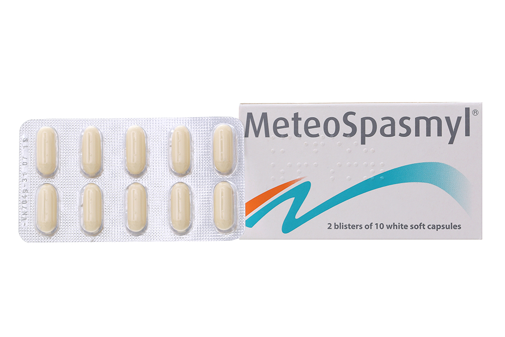 Thuốc trị rối loạn ruột chức năng Meteospasmyl 20 viên